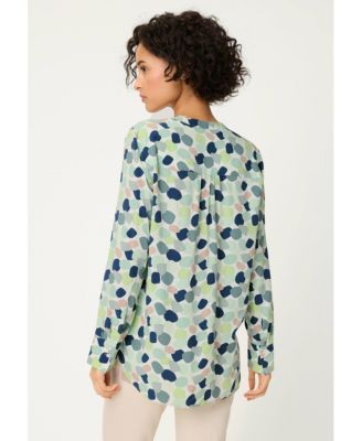 Women's Blot Print Blouse Tops