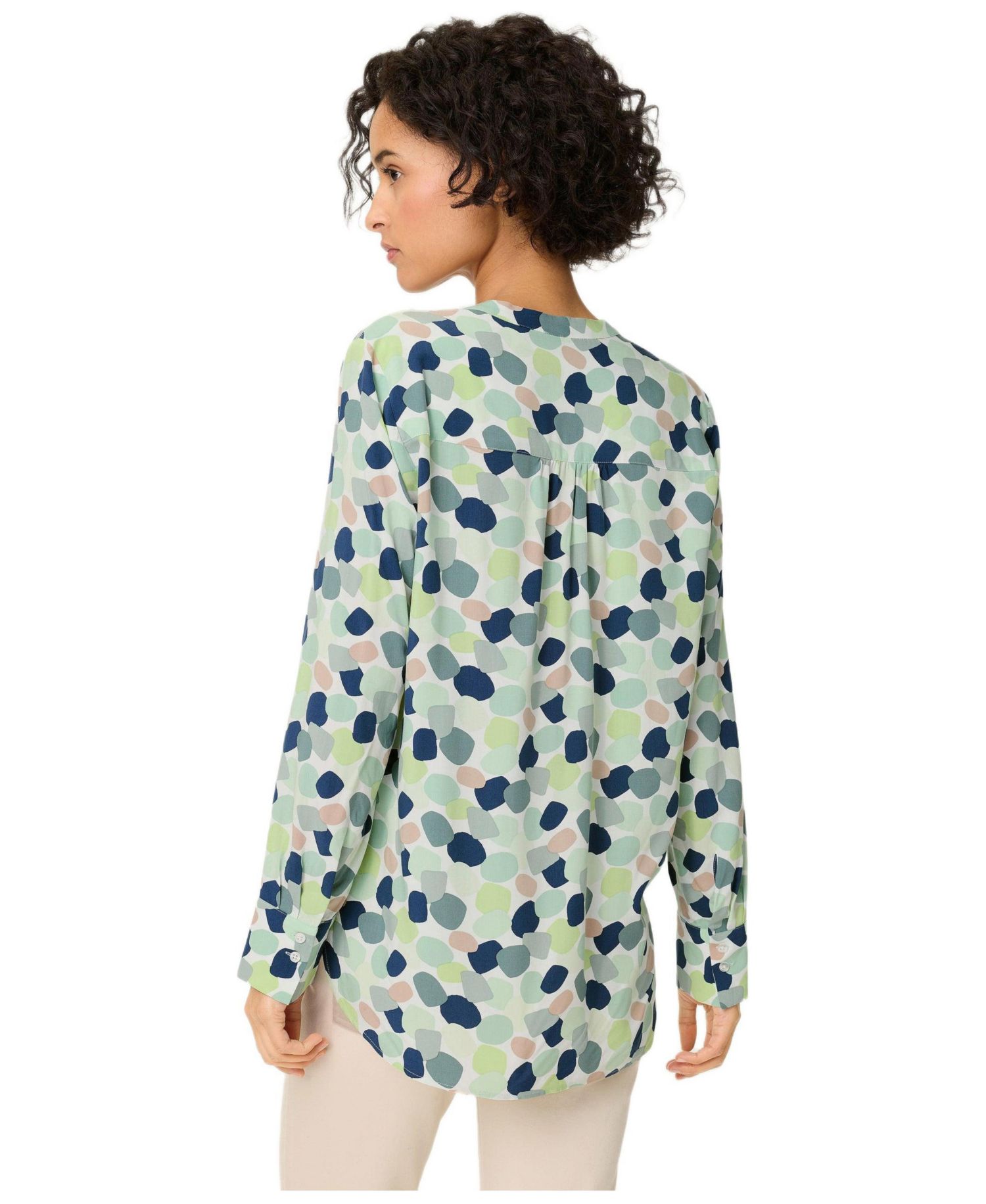 Women's Blot Print Blouse Tops