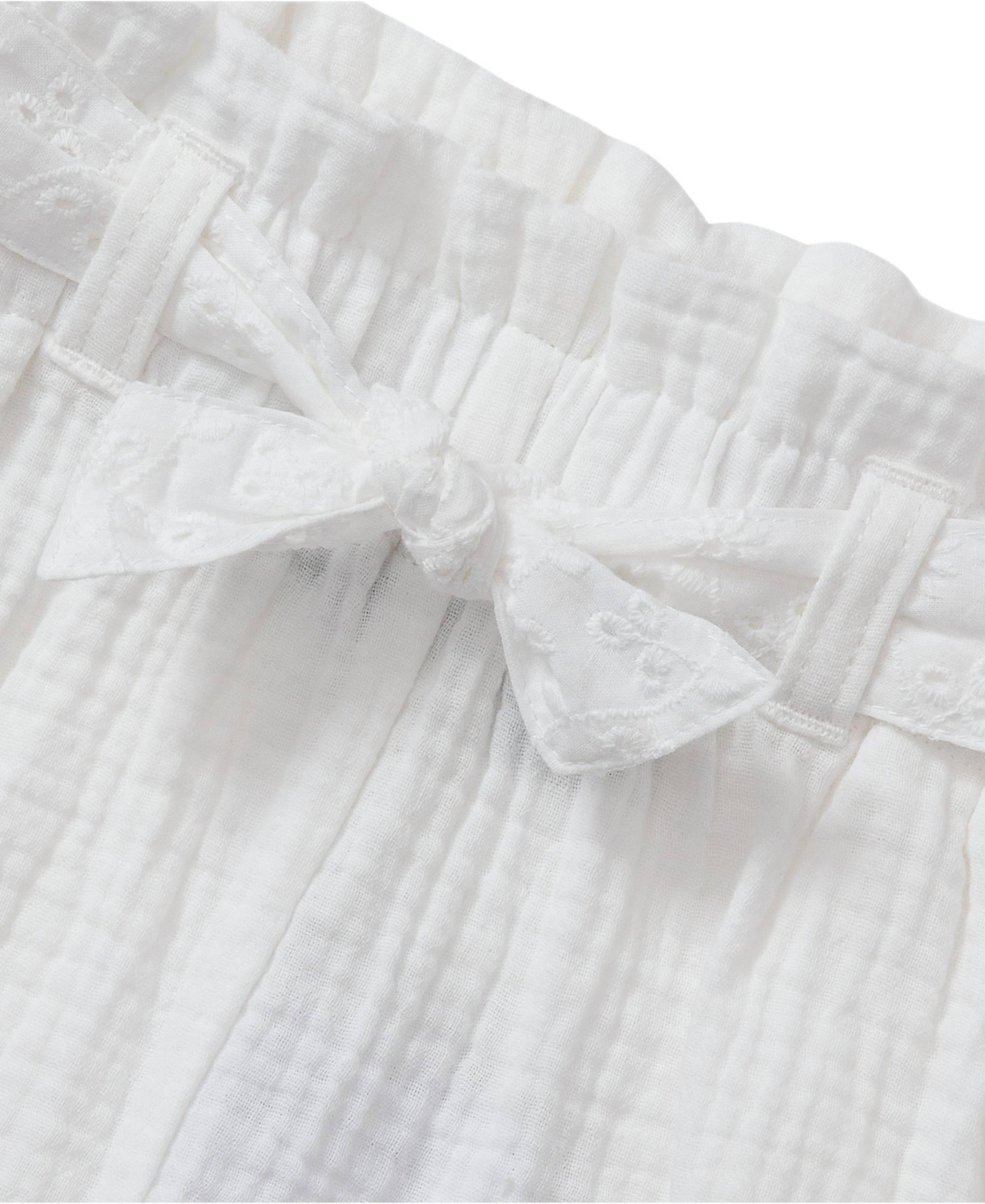 Lands' End Girls Woven Belted Pull On Short