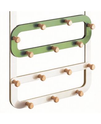 14 Hooks Door Rack - Quiet, Ergonomic, Protective, Modern