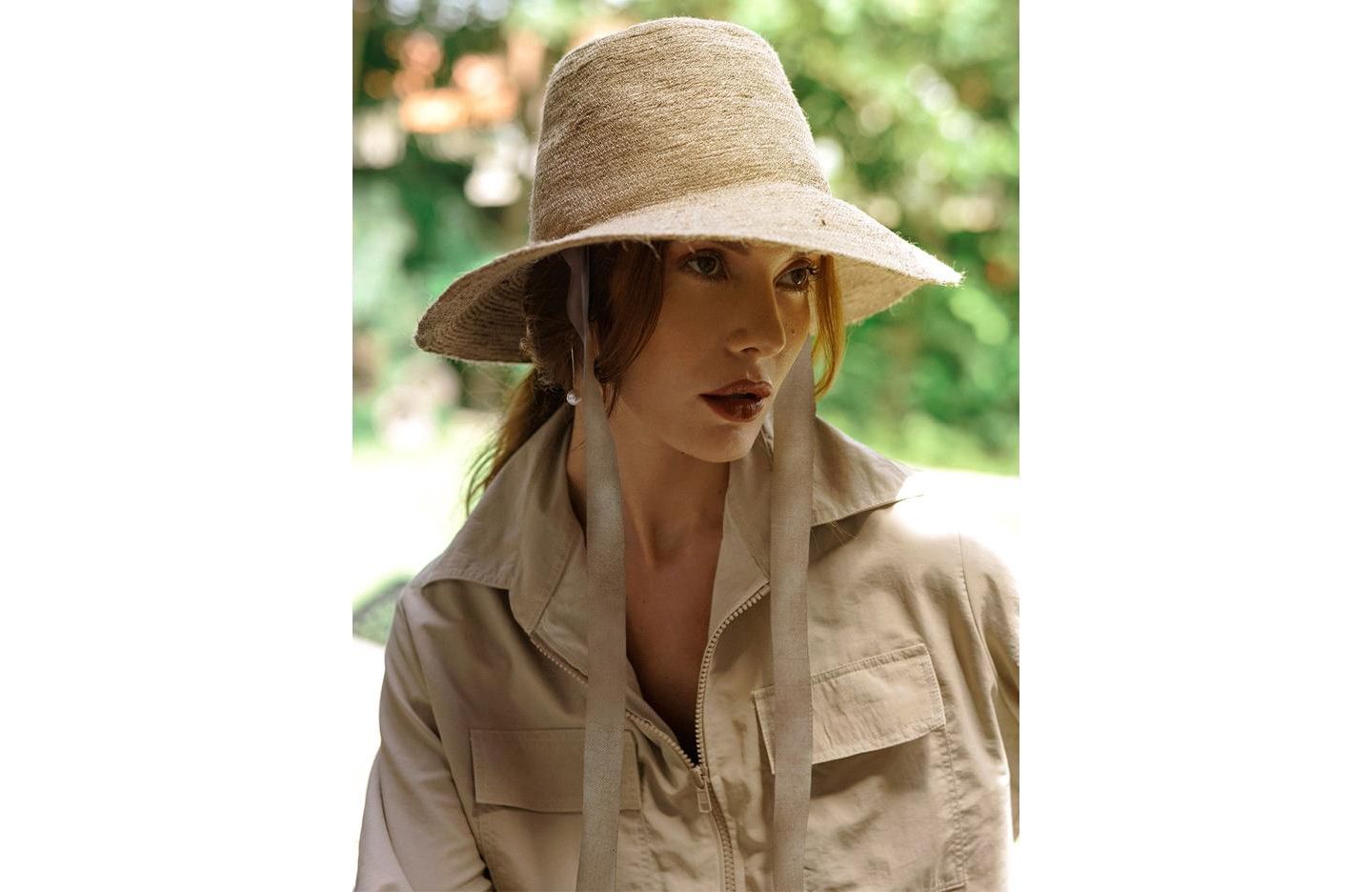 Женский головной убор Brunna.co Jute Straw Hat, цвет: Бежевый — фото 2
