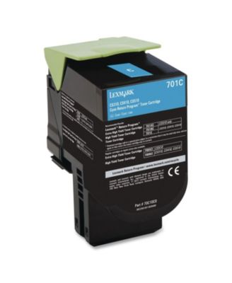 70C10C0 1,000 Page-Yield Return Program Toner - Cyan
