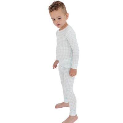 Toddler Boys Coastal Check Pajama Set