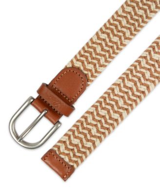 Women's Fully Adjustable Two-Tone Braided Rope Belt