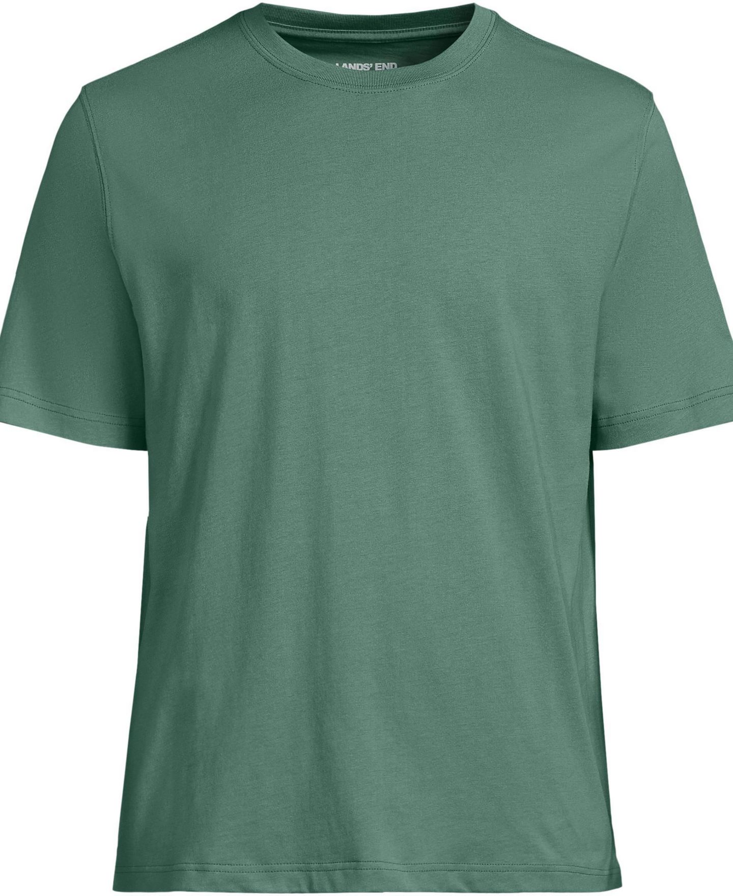 Мужская футболка Lands' End Super-T Short Sleeve, цвет: Eucalyptus — фото 3