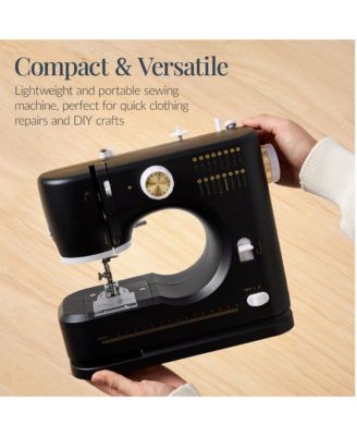 55-Piece Sewing Machine Kit for Beginners, w/ 16 Stitch Patterns, Double Stitching