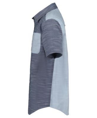 Toddler Boys' 2T-7 Textured Party Short-Sleeve Woven Shirt