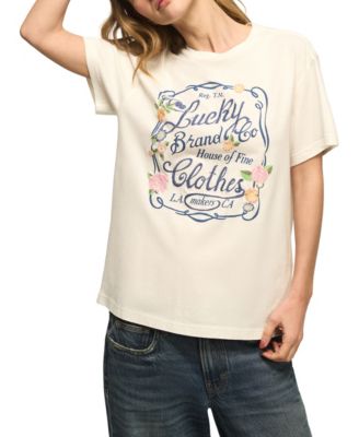 Women's Floral Frame Graphic T-Shirt