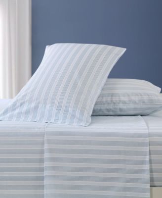 Tayleur Stripe 200-Thread Count Cotton Percale 4-Pc. Sheet Set, Queen