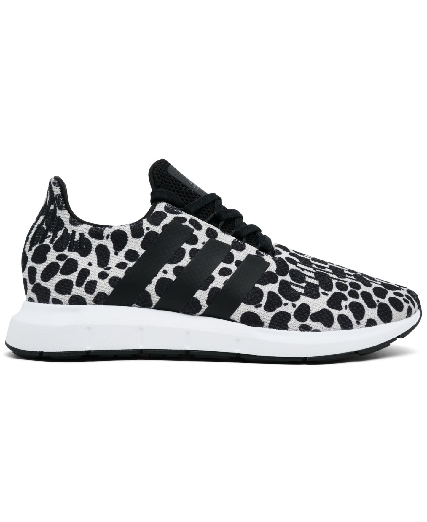 Женские кроссовки adidas Swift Run 1.0 Animal Print Casual, цвет: Бежевый / Чёрный — фото 2