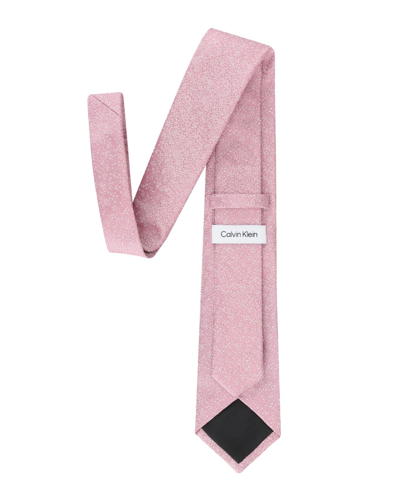 Мужской галстук Calvin Klein Barilla Floral Classic Tie, цвет: Ягодный — фото 2