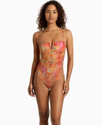 Women's Over-The-Shoulder One-Piece Swimsuit