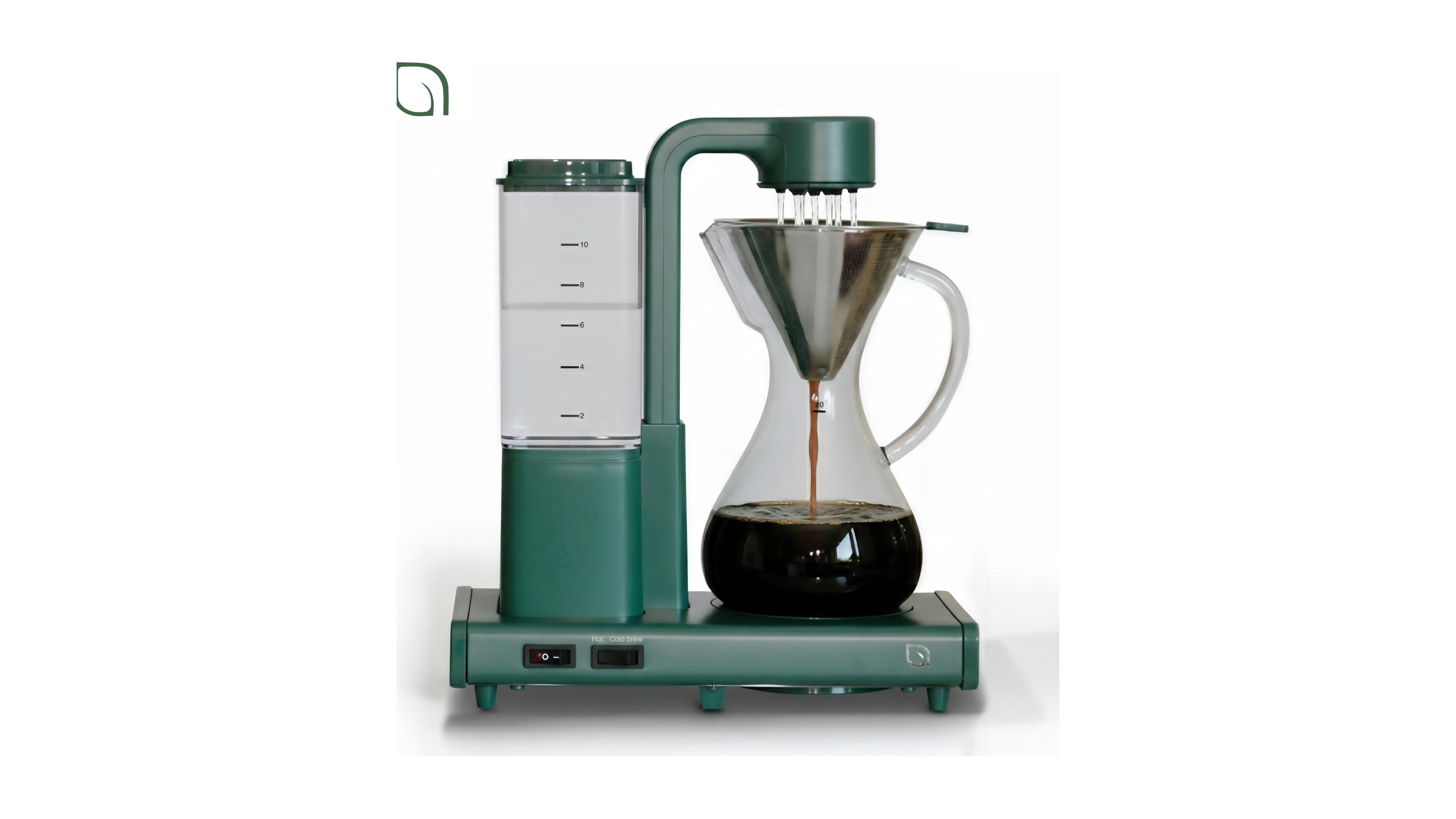 Willow Kitchen Artisan Brew Automatic Pour Over Coffee Maker- Blooming Technology