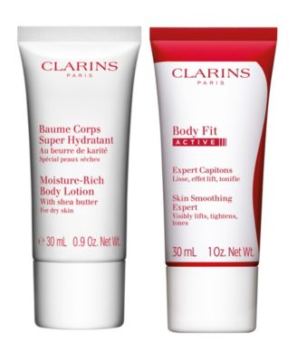 Free Clarins Body Lotion & Body Fit Gift with a Clarins purchase of $125 or more