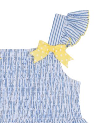 Girls' 2T-6X Pineapple Seersucker Dress