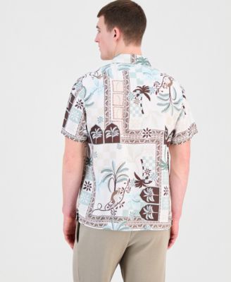 Men's Thai Tropics Print Woven Shirt