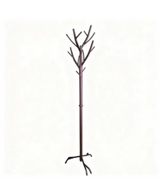 Metal Coat Rack with Branches and Hooks