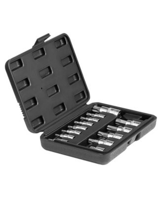 Sugifit 13-Piece Torx Bit Socket Set with T8-T60 Sizes & Secure Storage