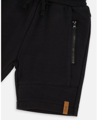 Big Boys French Terry Shorts with Cross Seams - Child