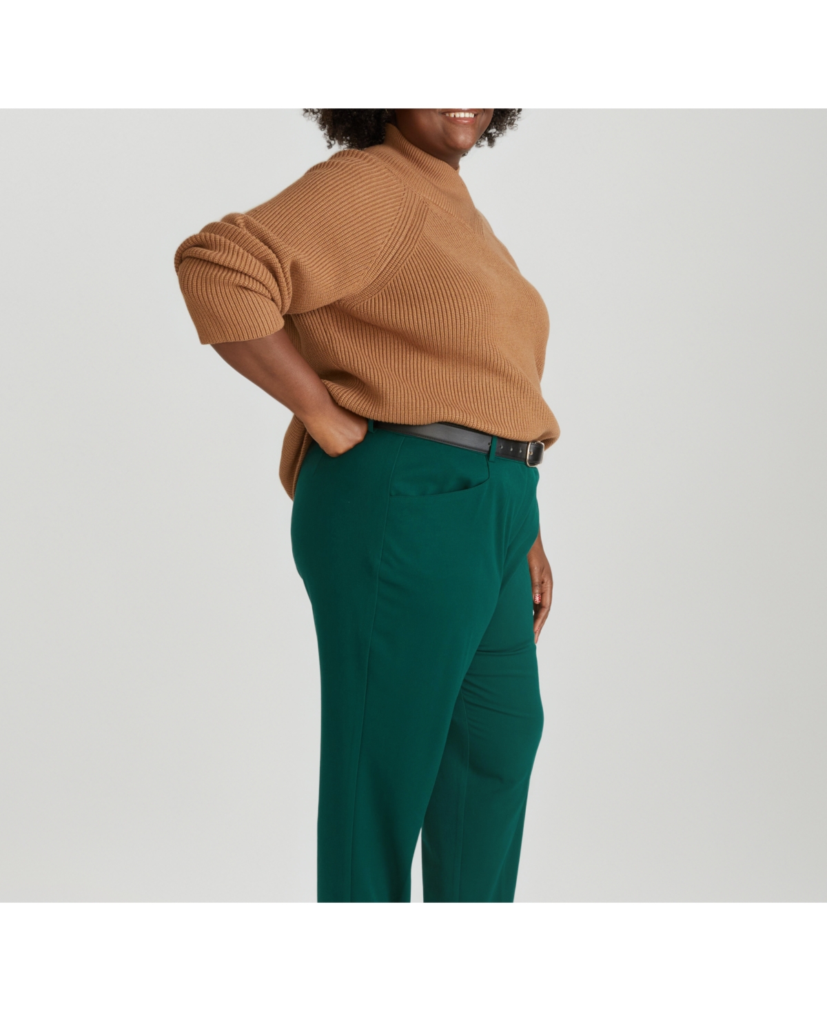 Universal Standard Women's Plus All Day Mercer Tapered Leg Pants