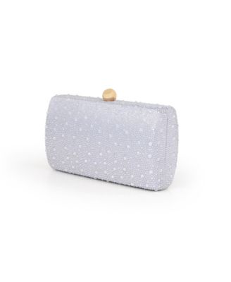 Woman's Heather Opal Crystal Minaudiere