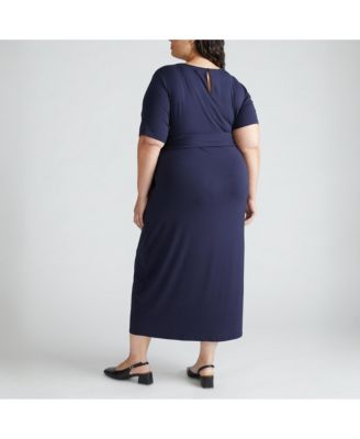 Plus Size Delilah Liquid Jersey Dress