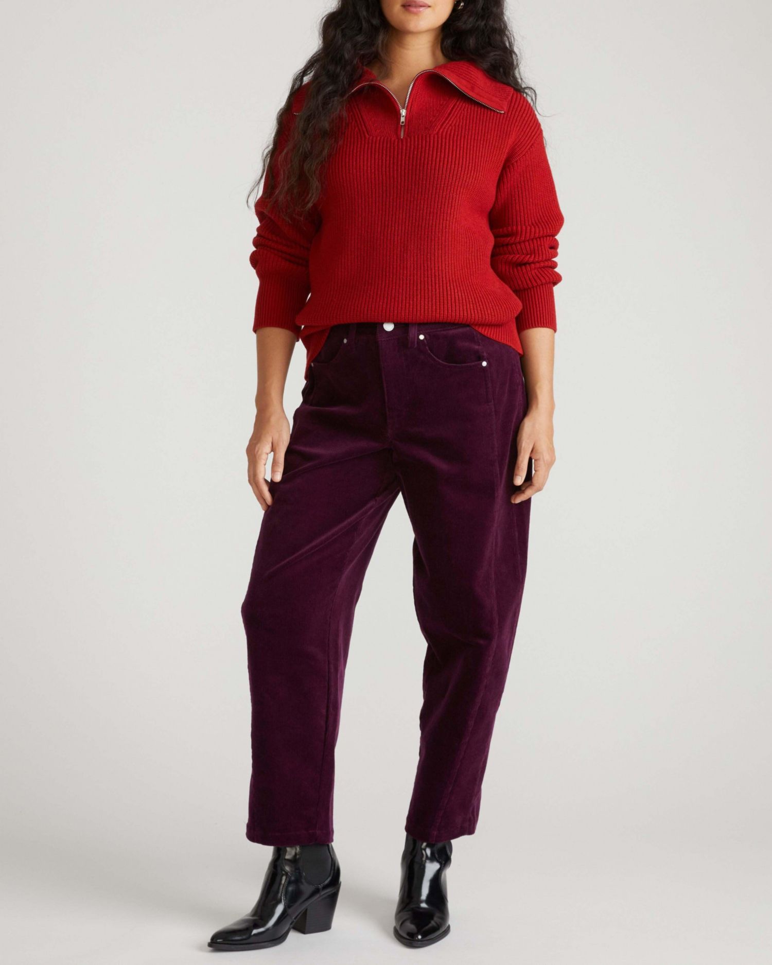 Women's Plus Size Dakota Twisted Leg Corduroy Pants