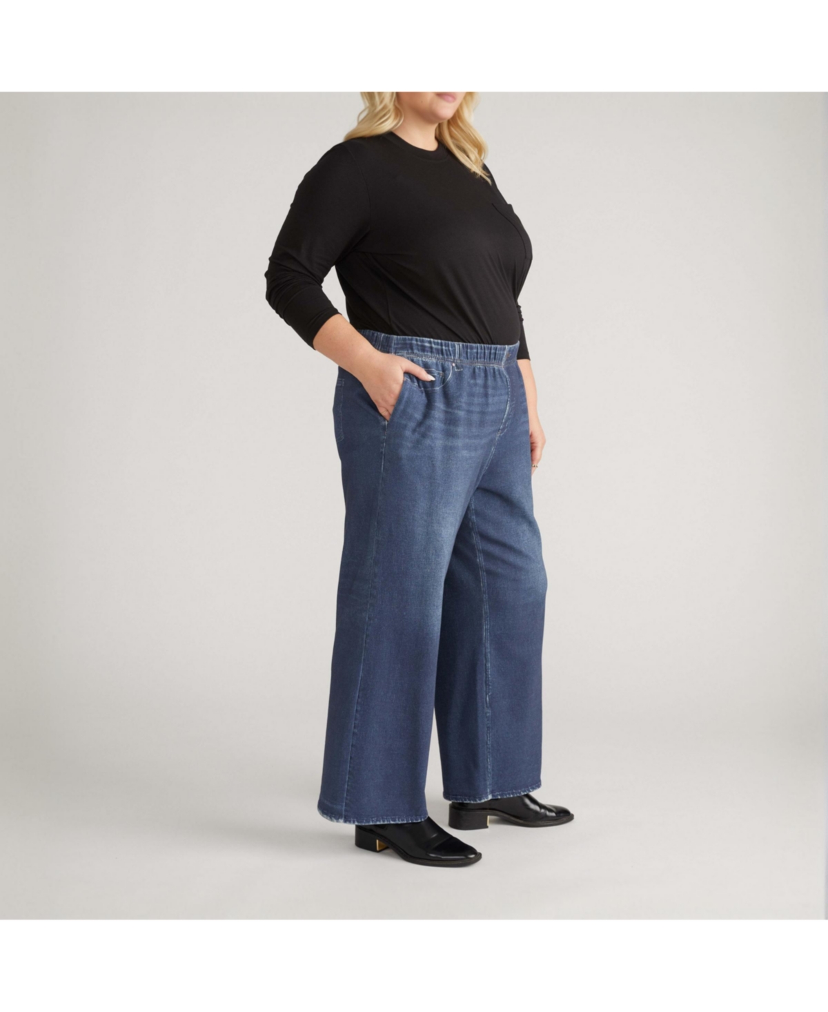 Universal Standard Plus Wide Leg Sweatpant Jeans