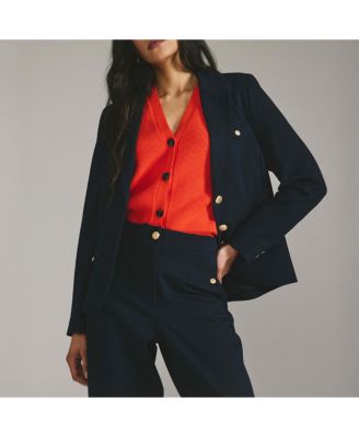 Plus Size 4 Pocket Ponte Blazer