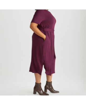 Plus Size TravelKnit Belted Dress