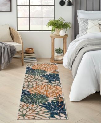 Nourison Home Aloha ALH05 2'3"x8' Runner Area Rug