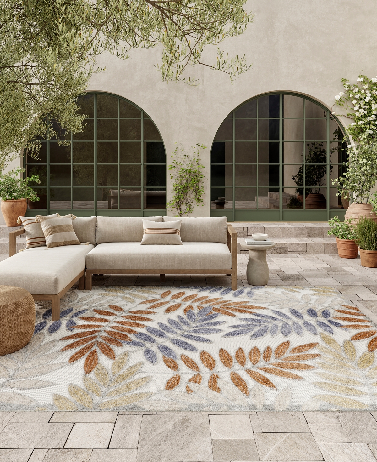 Nourison Home Aloha ALH18 7'10"x10'6" Area Rug