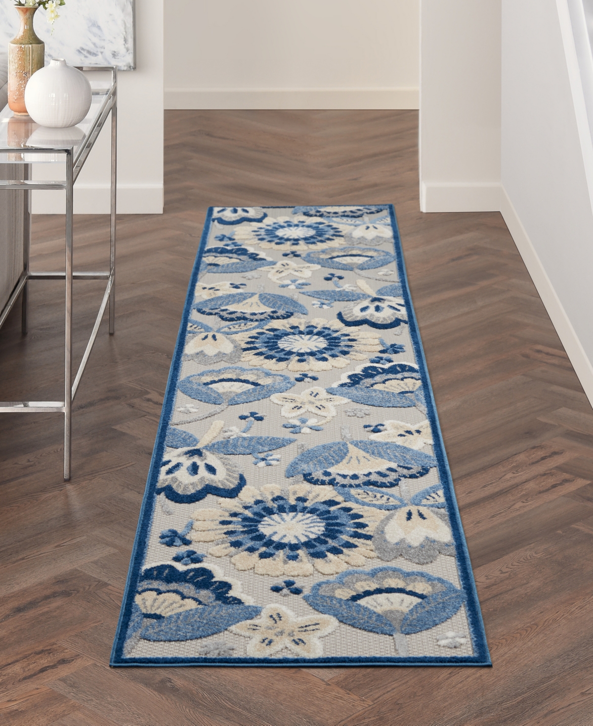 Nourison Home Aloha ALH25 2'3" x 12' Runner Rug