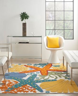 Aloha ALH24 5'3" x 7'5" Outdoor Area Rug