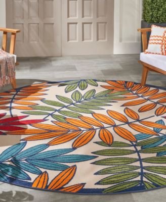 Aloha ALH18 Multi 7'10" Round Rug