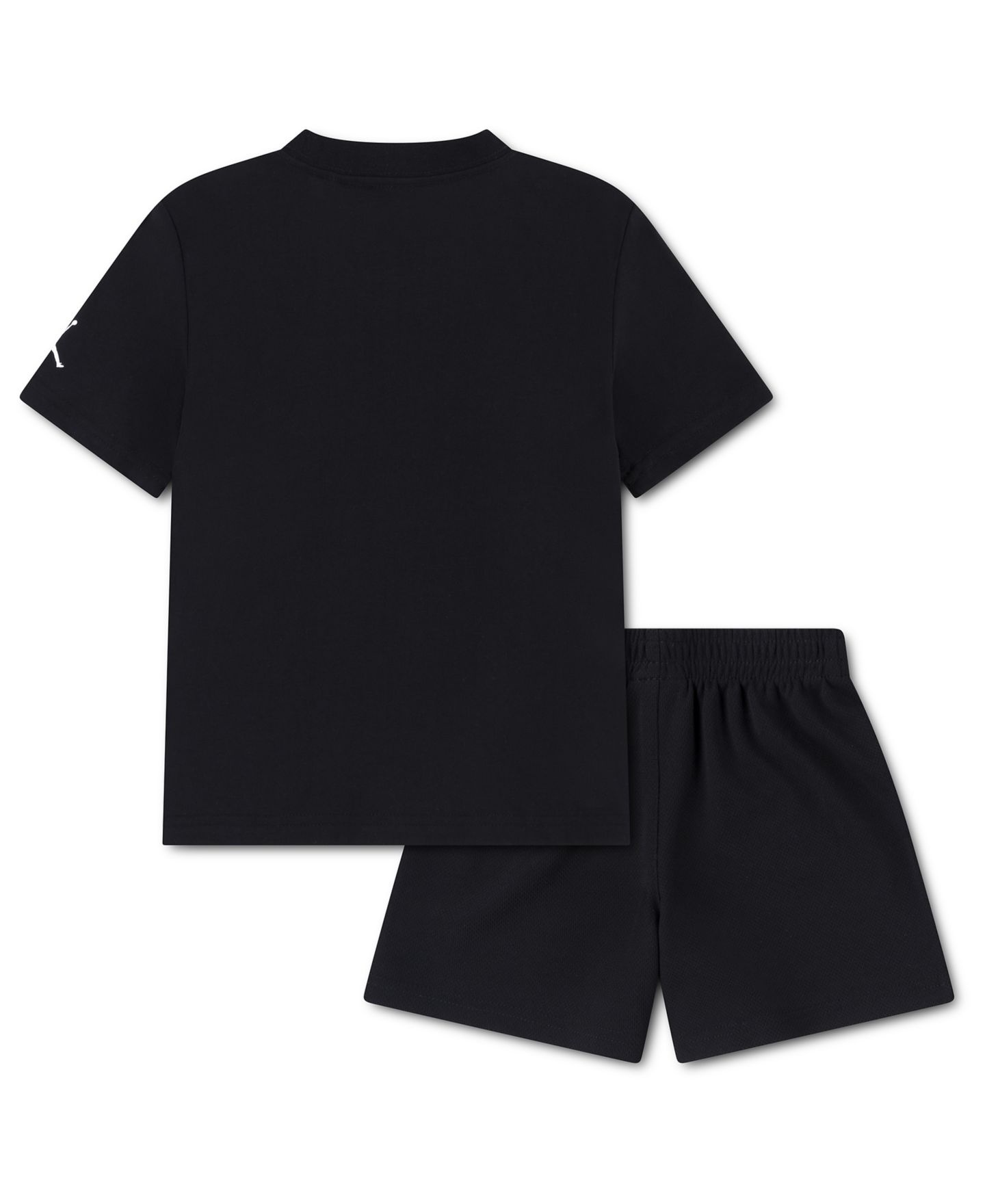 Комплект Jordan Brooklyn Crewneck T-Shirt and Shorts, 2-Piece Set для мальчиков-малышей, цвет: Чёрный — фото 2