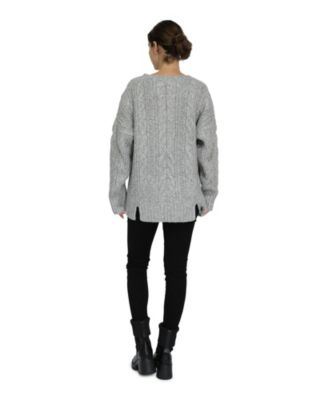 Women's Belle and Bloom Perfect Me Oversized Crew Sweater