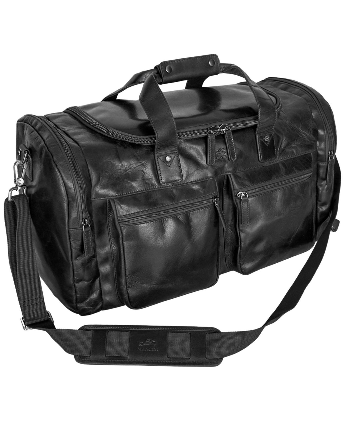 Мужская сумка Mancini Large Duffle, цвет: Чёрный — фото 3