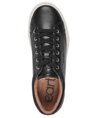 Women's Dailey Leather Low Profile Lace-Up Sneakers