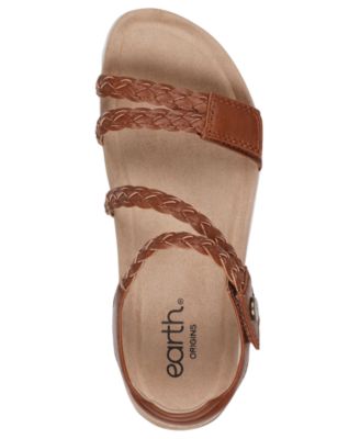 Women's Stellon Braided Strappy Flat Sandals