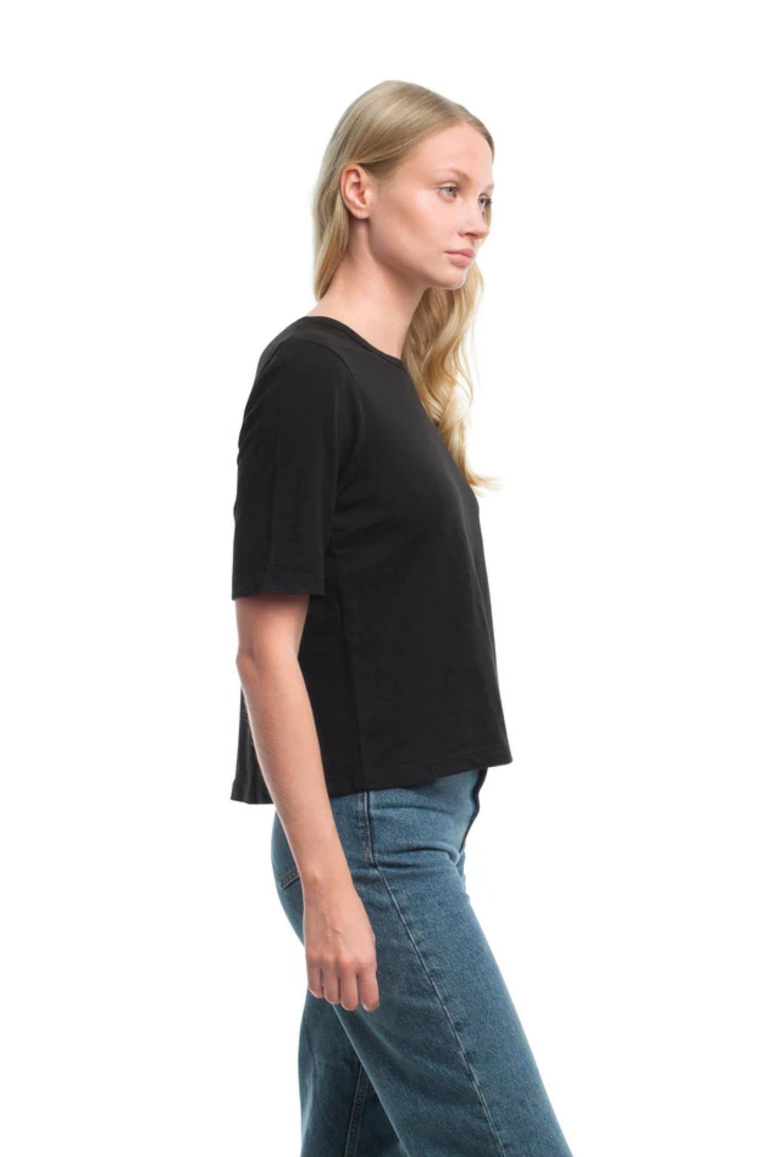 Women's Baby Fit Elbow Sleeve Tee