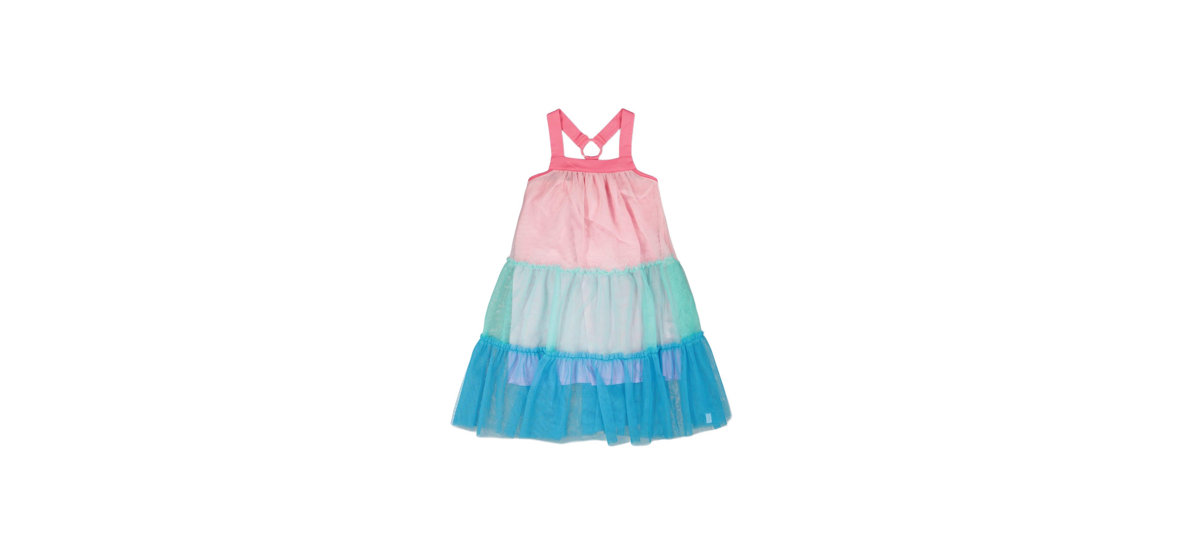 Deux par Deux Toddler Girls Mesh Dress