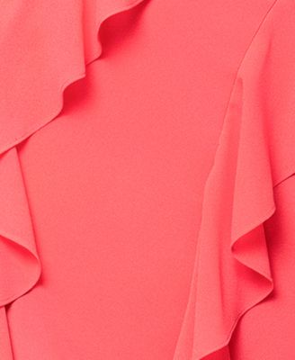 Women's Ruffle Detail Maxi Dress