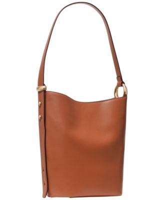 Halo Medium Smooth Leather Bucket Bag