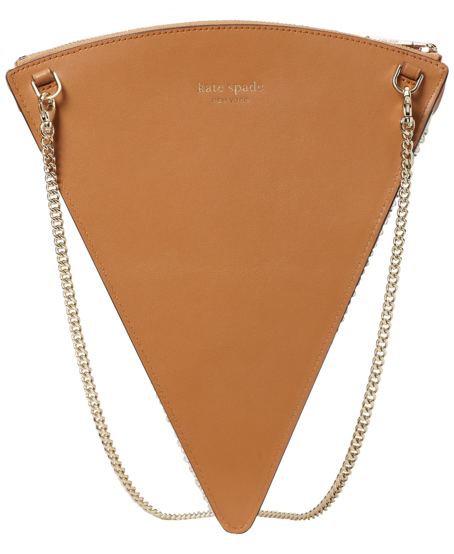 Embellished Pizza Slice Small Crossbody Bag