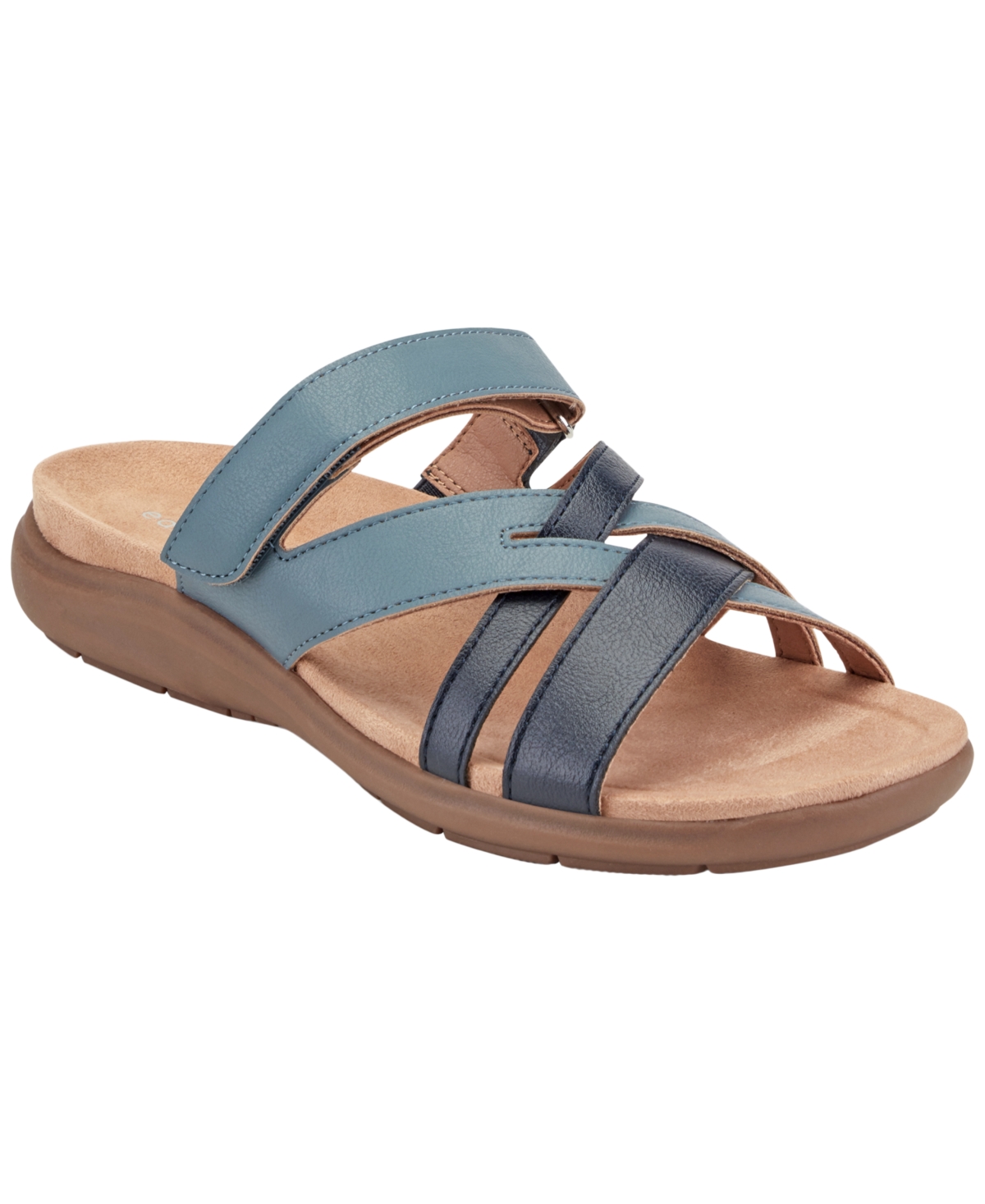 Easy Spirit Women's Waylin Strappy Flat Slip-On Sandals