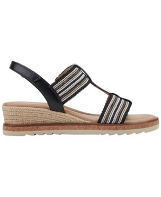 Women's Selene Strappy Wedge Slingback Sandals