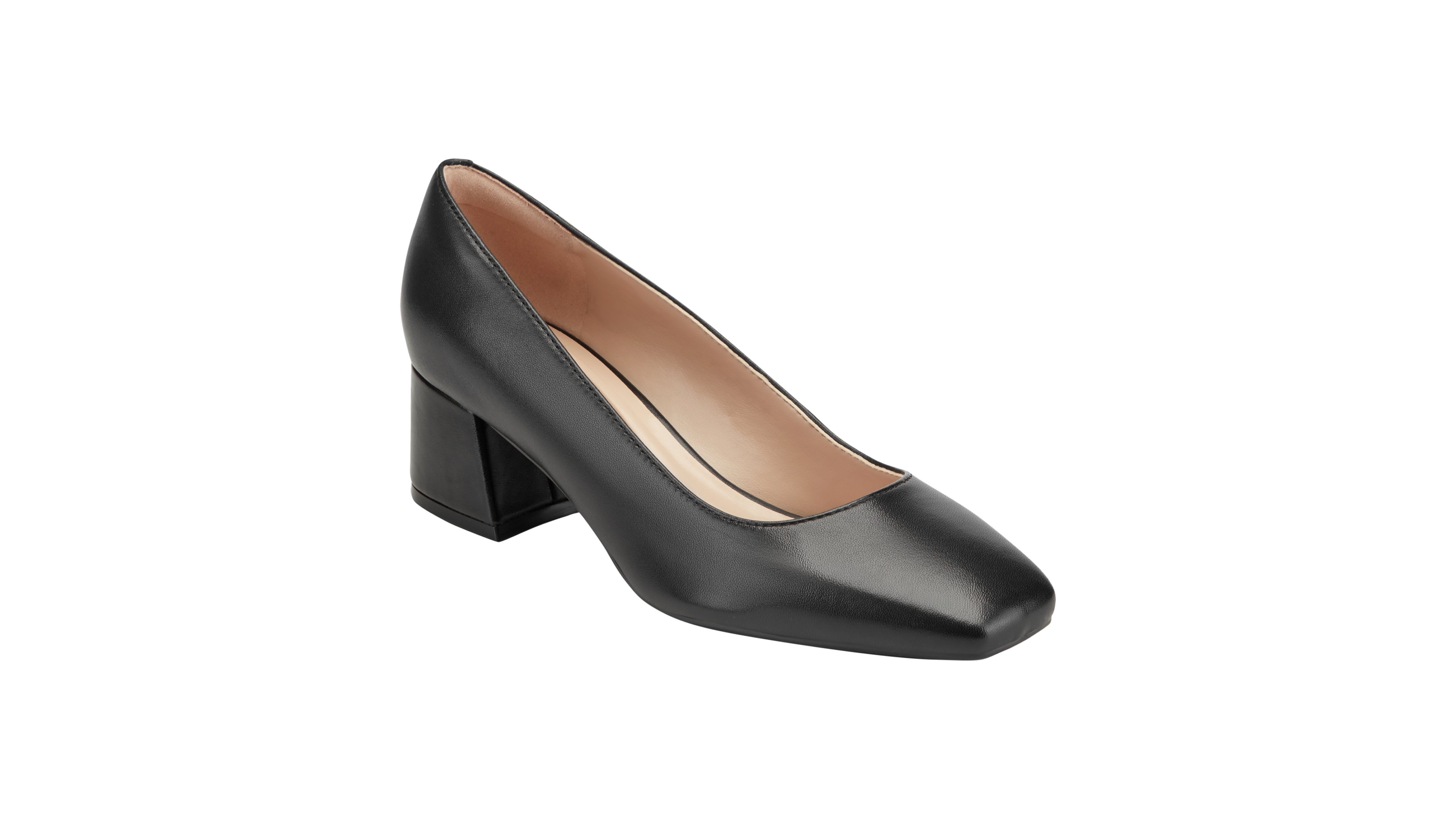 Easy Spirit Women's Marelyn eFlex Square Toe Block Heel Pumps