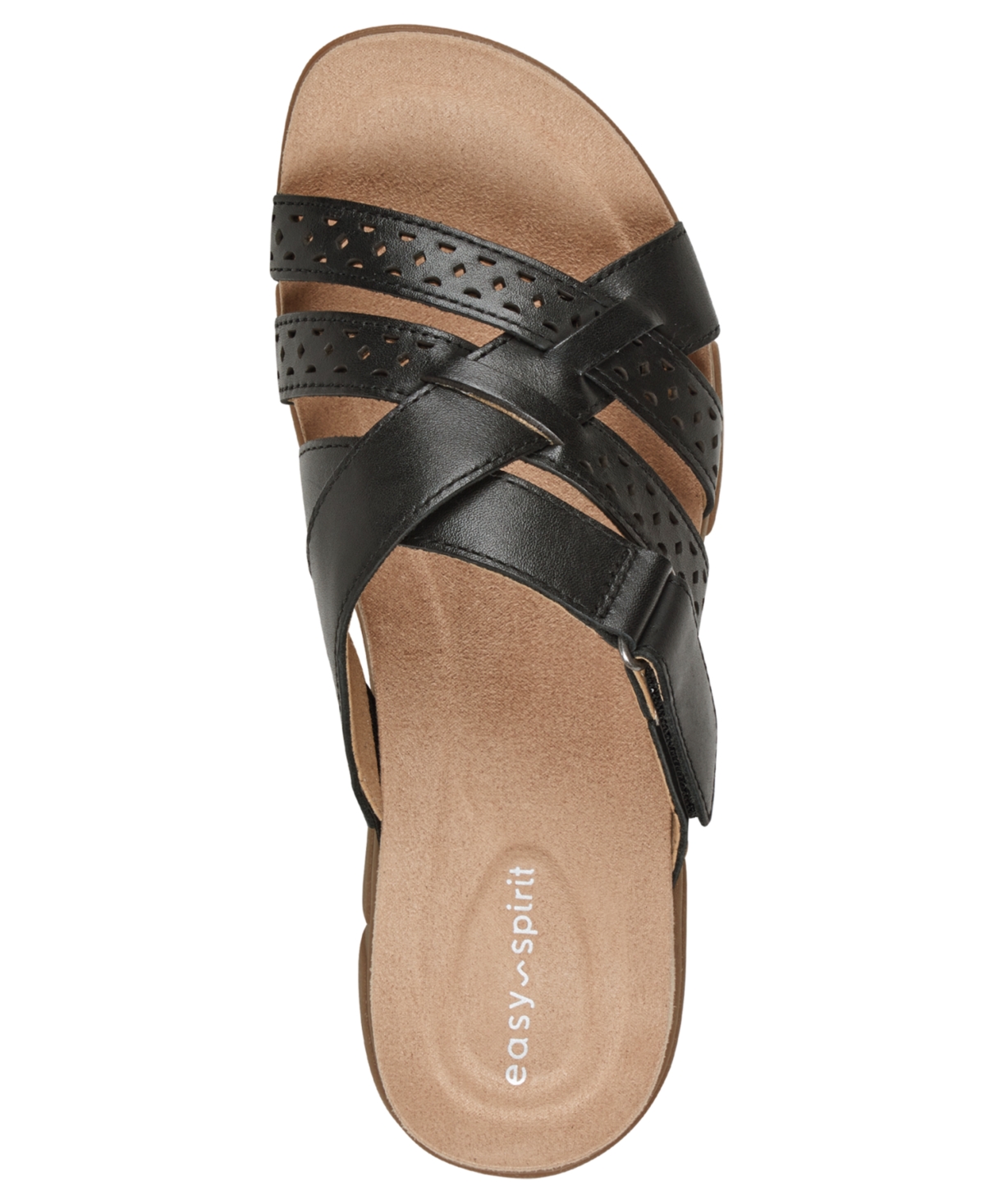 Easy Spirit Women's Melinna Strappy Flat Slip-On Sandals