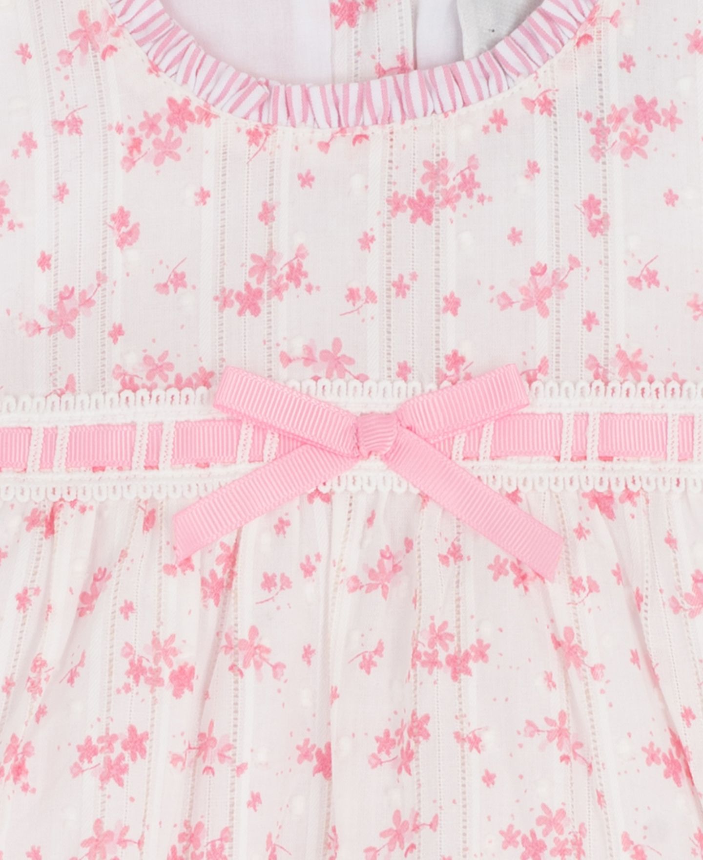 Комплект Rare Editions Floral Crewneck Top and Pull-On Leggings, 2-Piece Set для девочек-малышей, цвет: Розовый — фото 4